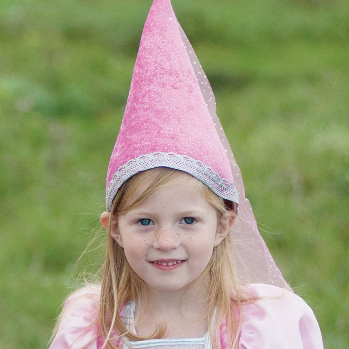 Glitzer-Prinzessinnenhut pink