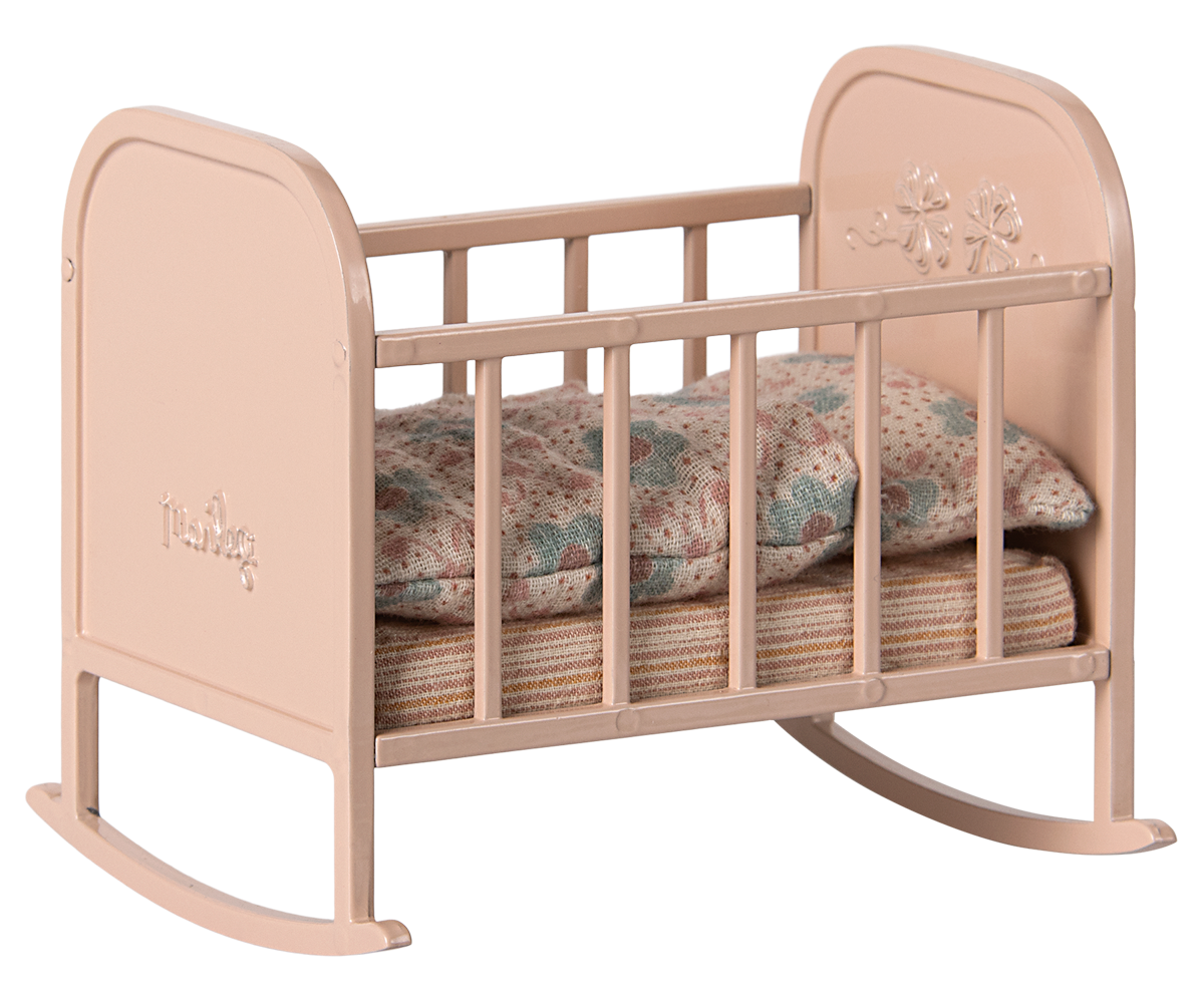 Puppenhaus Wiege, My - Leicht Rose