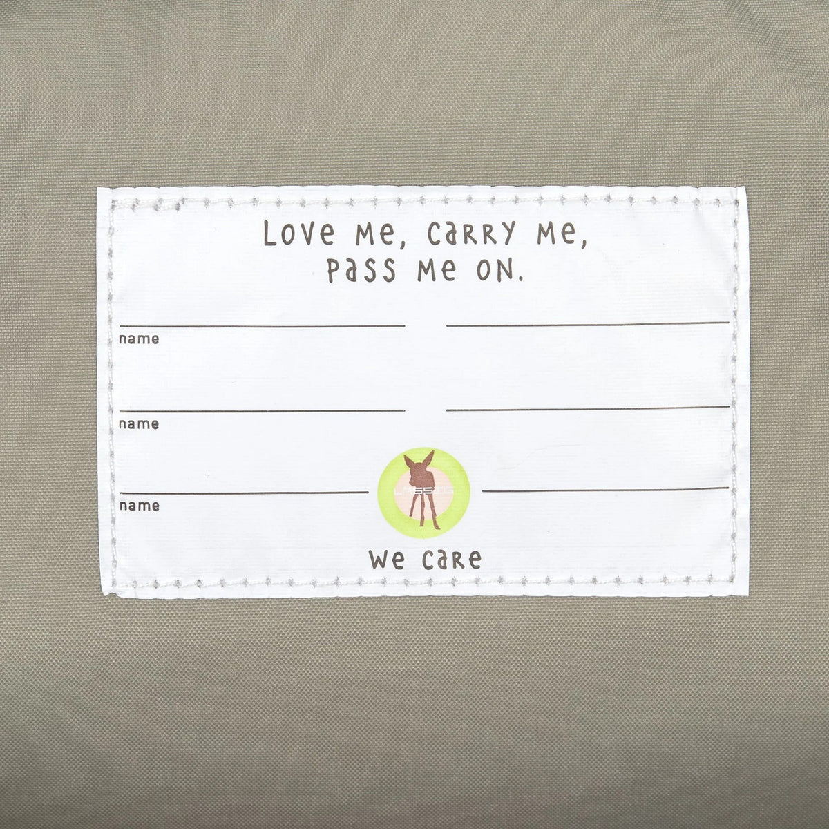 Kindergartenrucksack Square - Happy Trails Frog