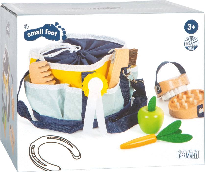 Pferdepflege-Set mit Tasche