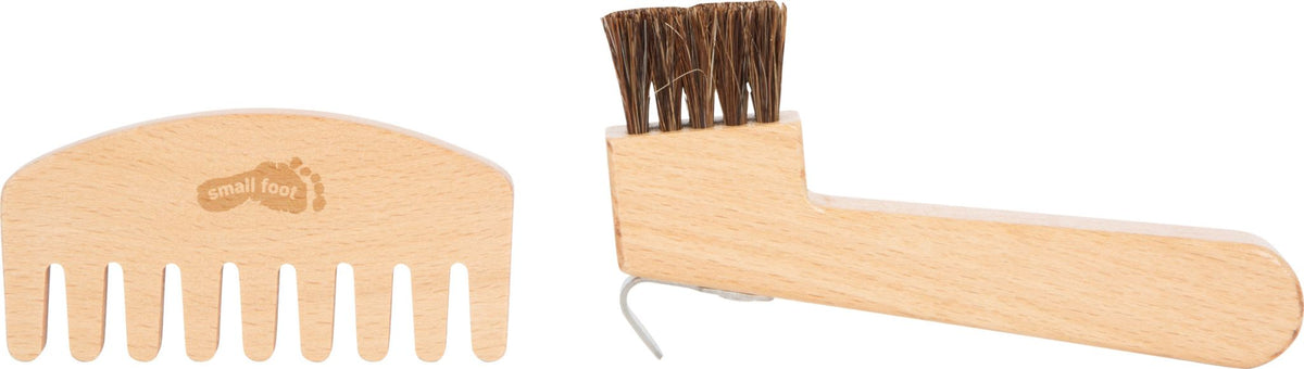 Pferdepflegeset mit Tasche