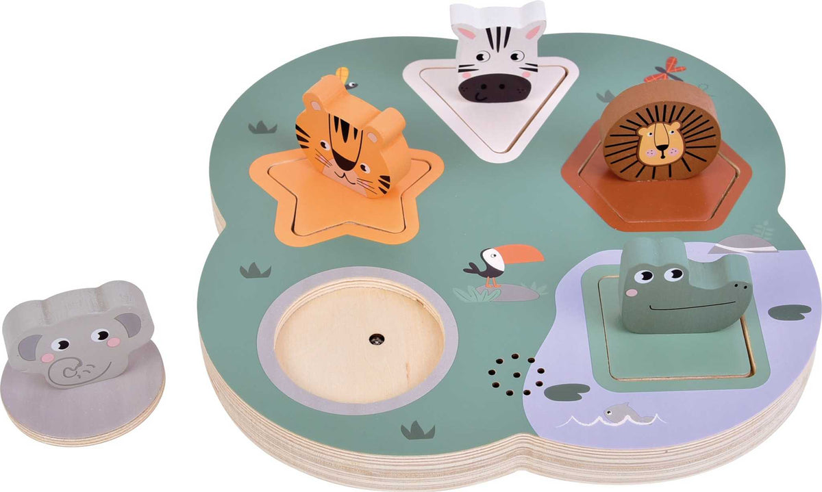 Setzpuzzle 3D Tierlaute Safari