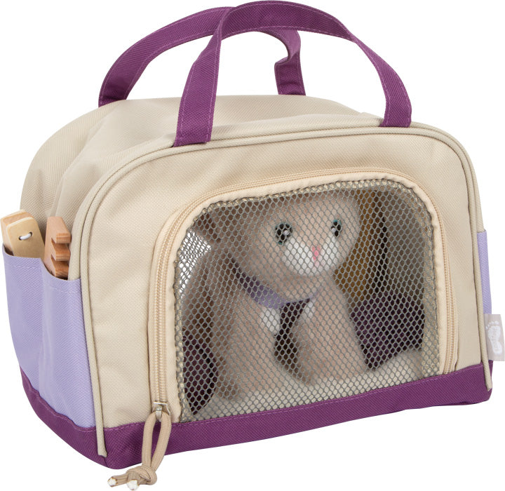 Katze mit Tasche & Pflege-Set