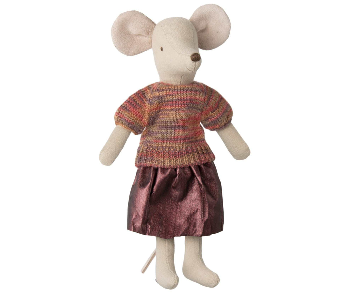 Rock und Strickbluse, Mama Maus