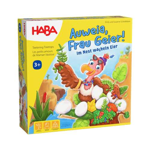 Auweia, Frau Geier! Im Nest wackeln Eier