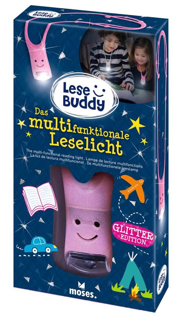 Lese Buddy Glitzer rosa