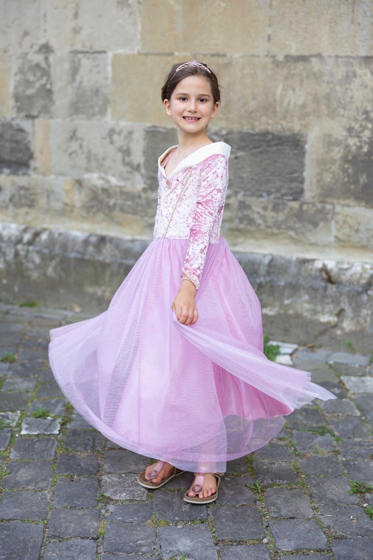 Dornröschen Kleid 5-6 Jahre