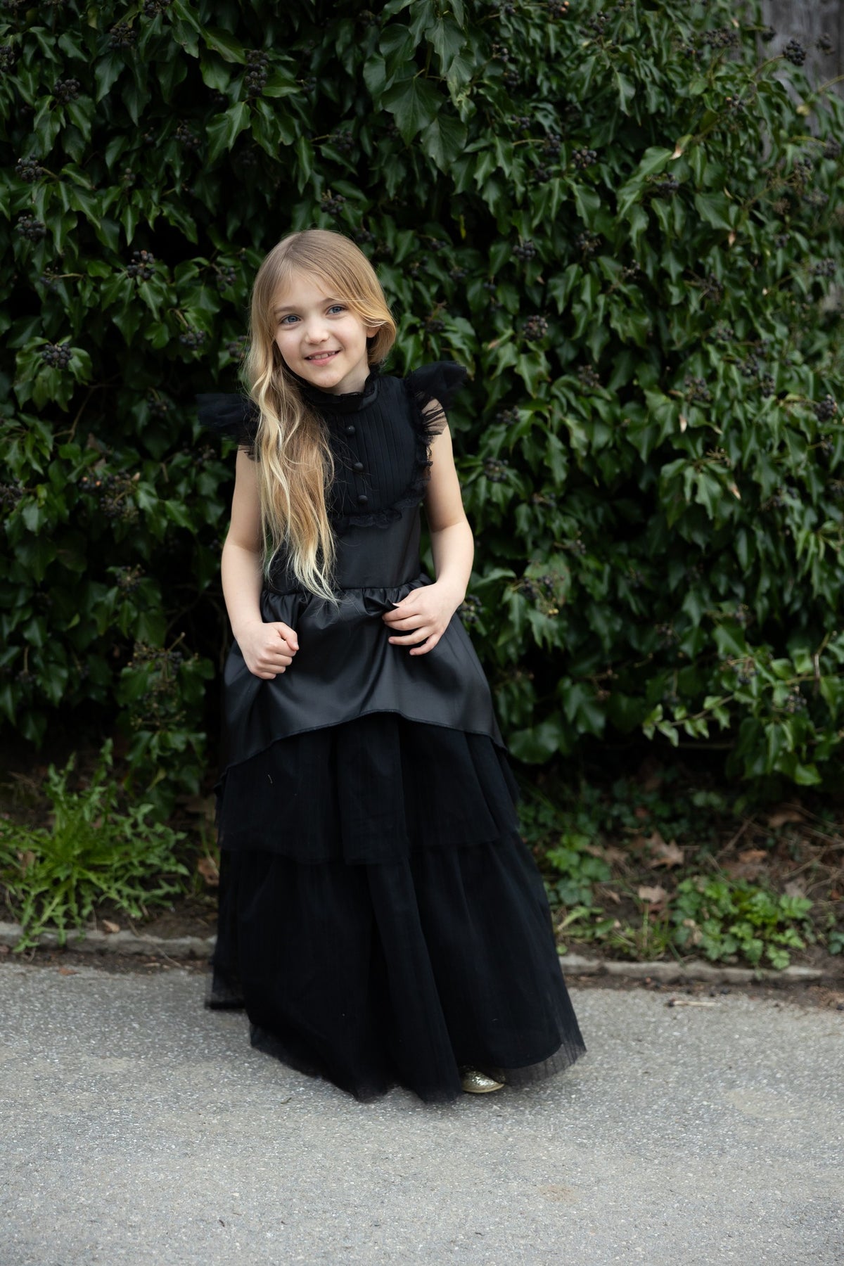 Gothic- Schabernack- Hexenkleid 7-8 Jahre