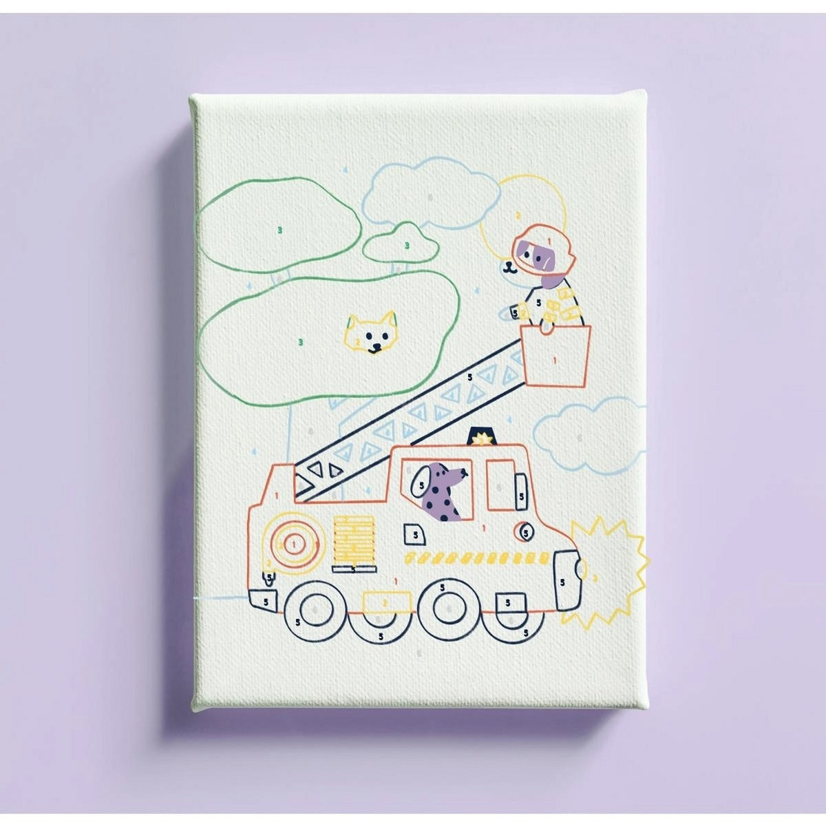Malen nach Zahlen Set Kids - Wouf