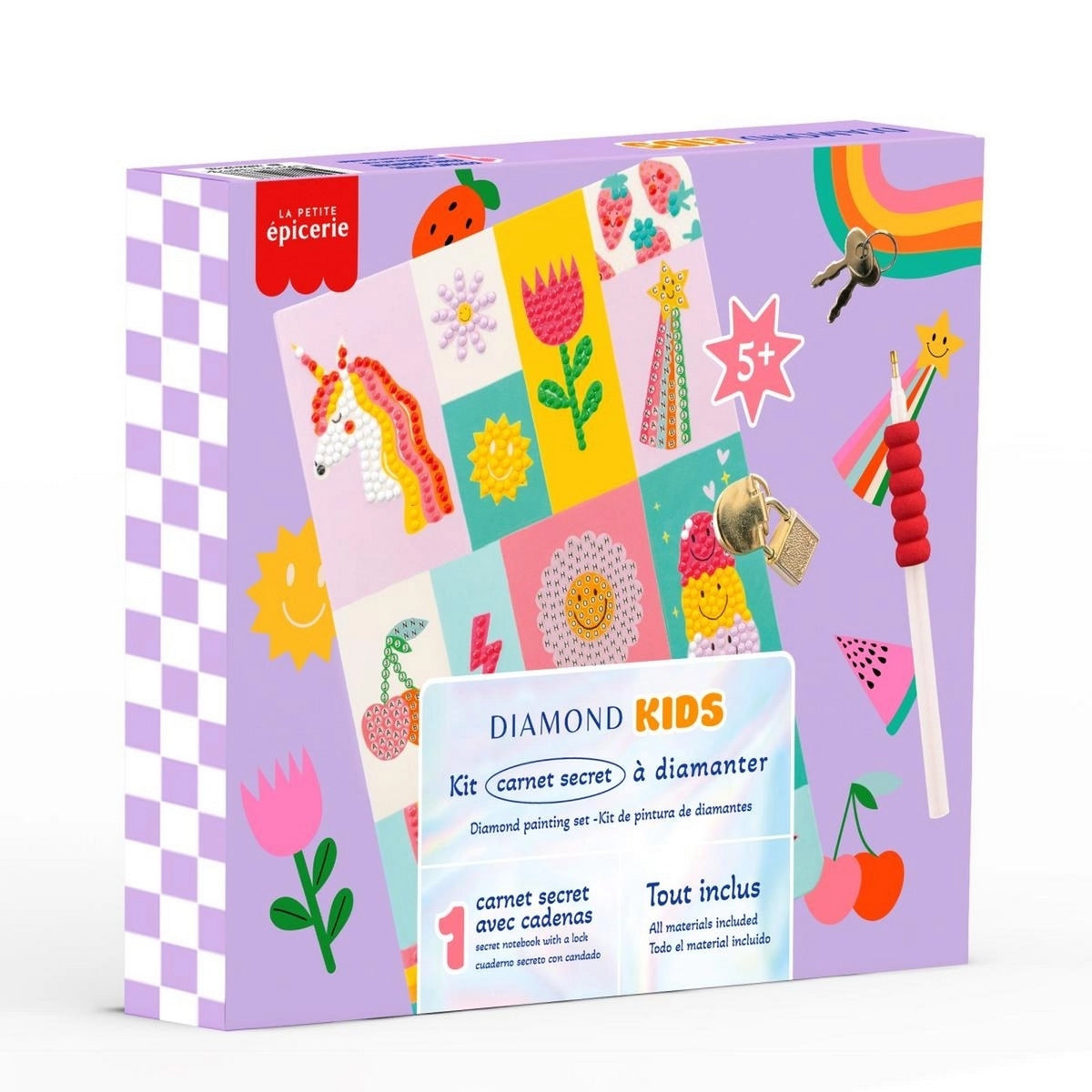 Diamond Painting Set Kids - Tagebuch