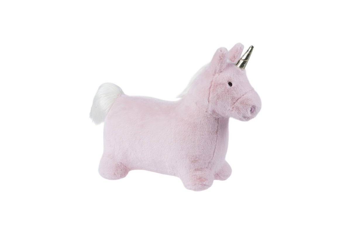 Hüpf-Tier Einhorn pink
