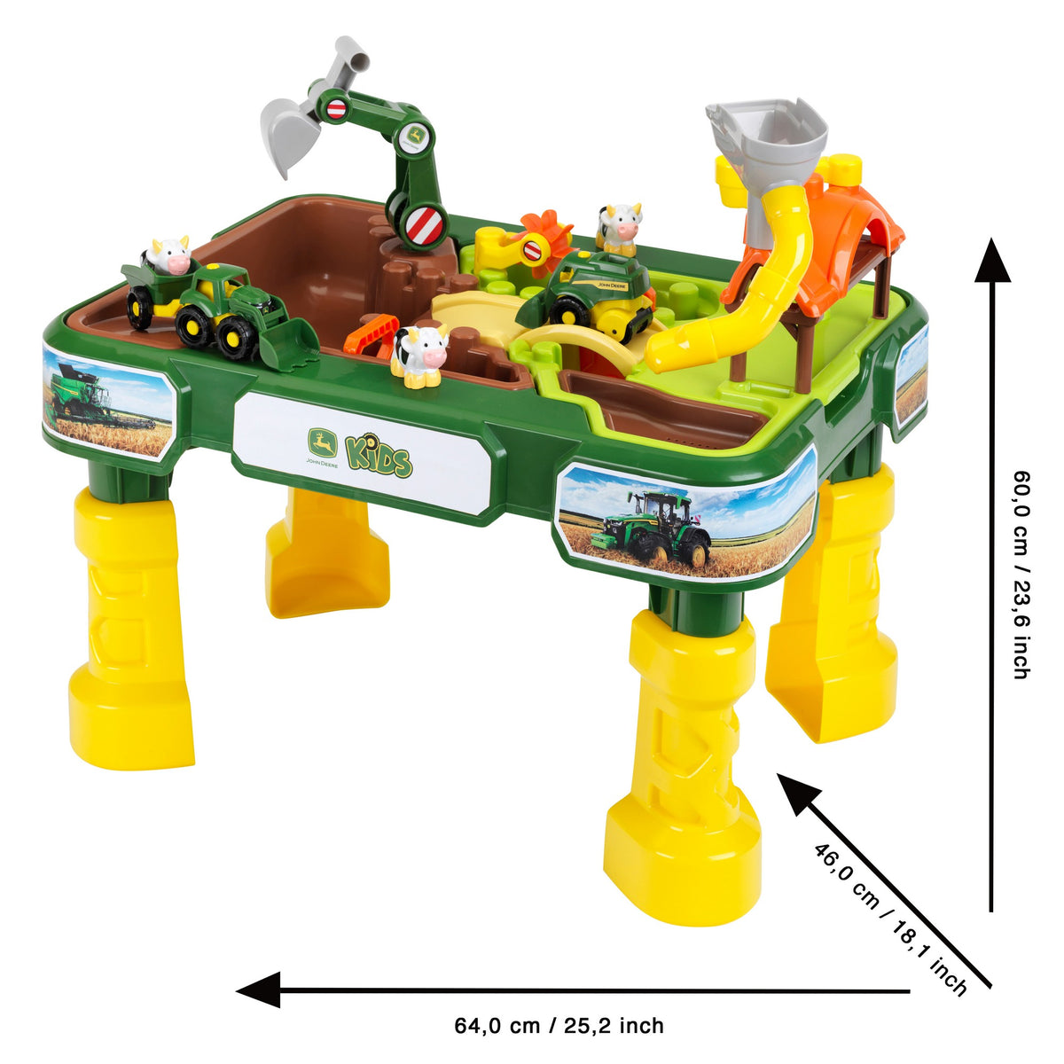 John Deere Farm Sand- und Wasserspieltisch 2in1