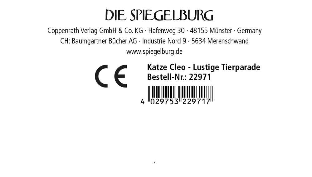 Katze Cleo - Lustige Tierparade