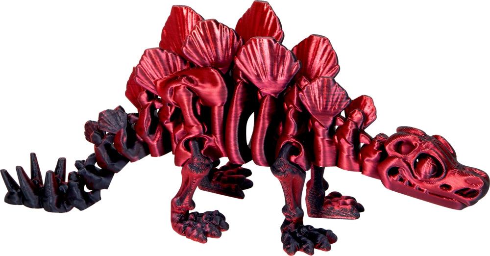 Kristalltier Stegosaurus Skelett