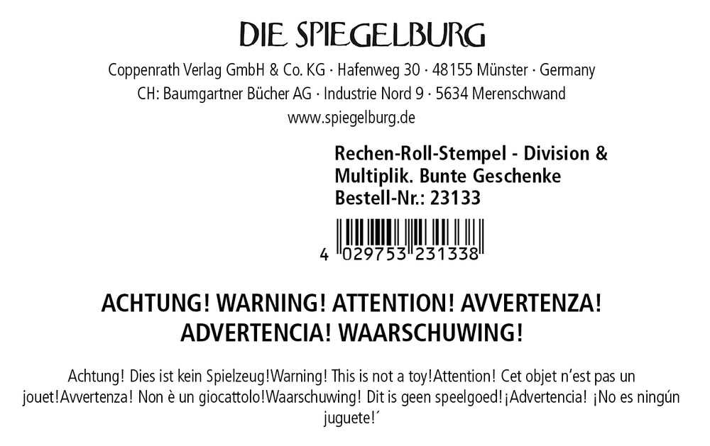 Rechen-Roll-Stempel