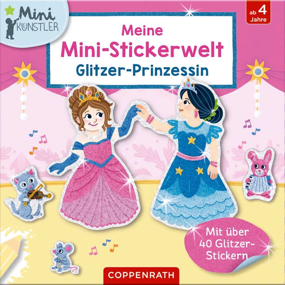 Meine Mini-Stickerwelt:Glitzer-Prinzessinnen