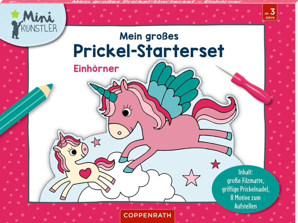 Mein großes Prickel-Starterset: Einhörner