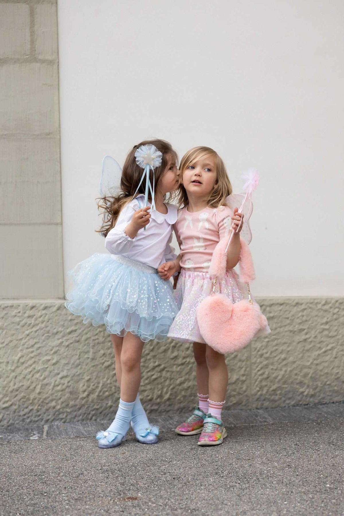 Schillernde Feen Flügel mit Tutu & Zauberstab 4-6 Jahre