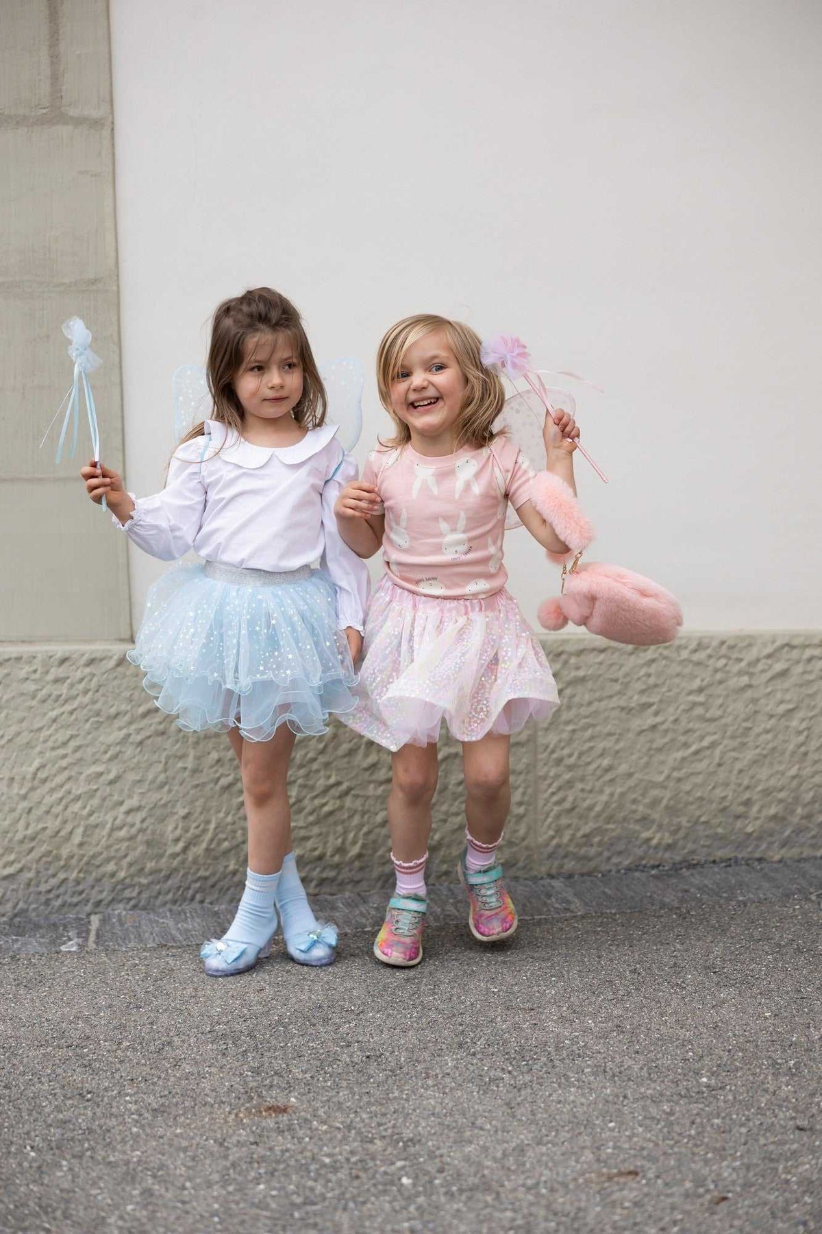 Schillernde Feen Flügel mit Tutu & Zauberstab 4-6 Jahre