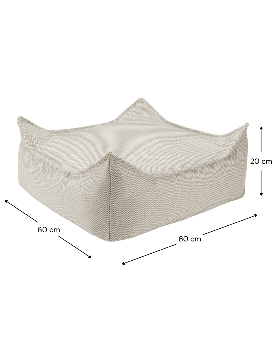 Terra Outdoor Square Ottoman