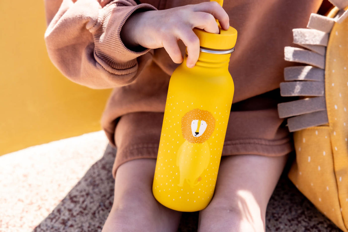 Schulset - Rucksack & Trinkflasche 500ml - Mr. Lion