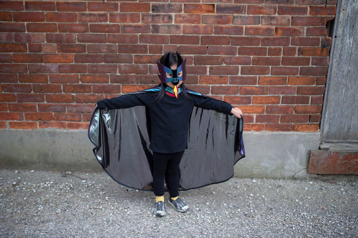 Drachenritter-Umhang & Maske 5-6 Jahre