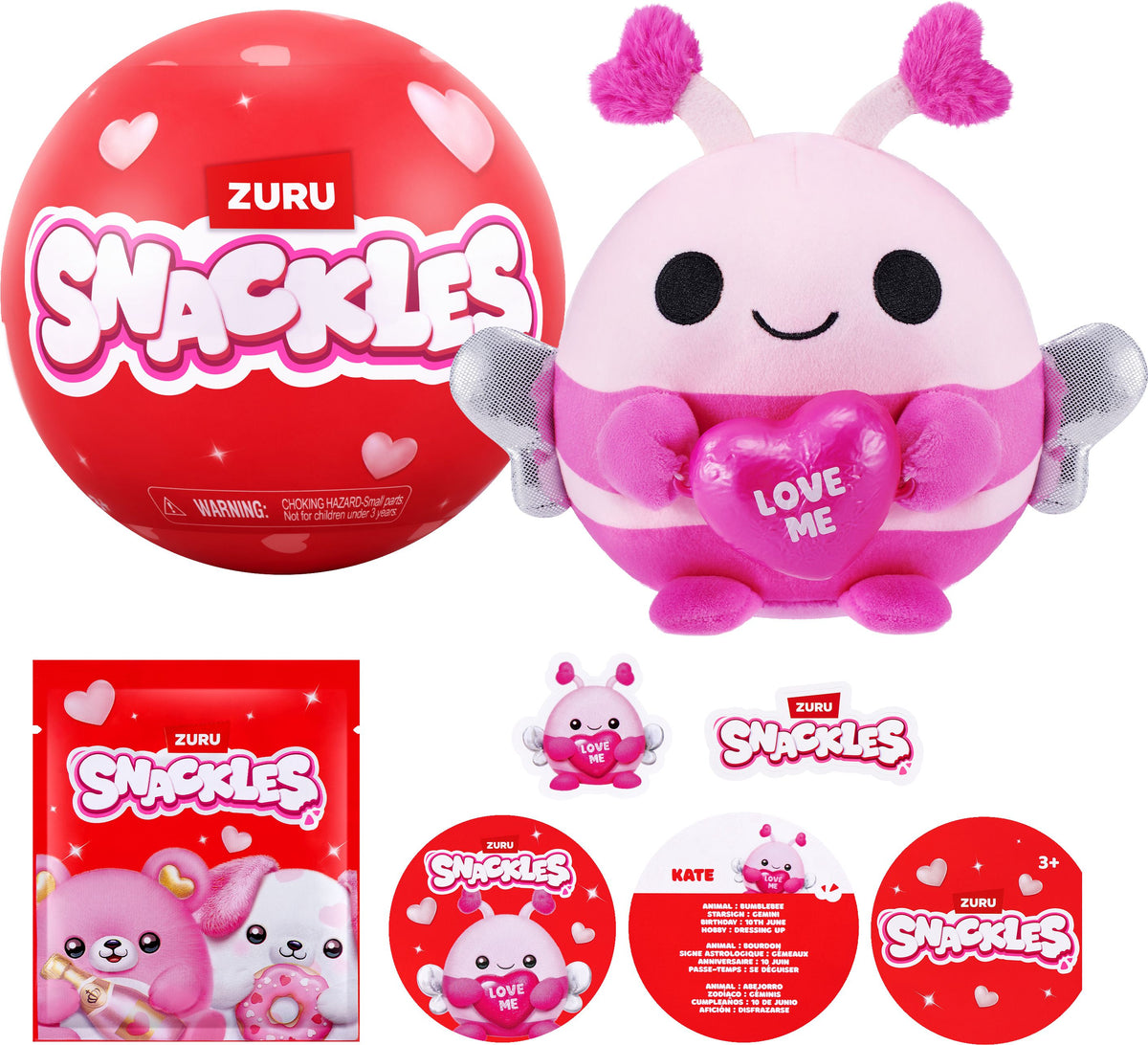 Überraschungskugel Snackles Love Edition Serie 2 (1Stück)