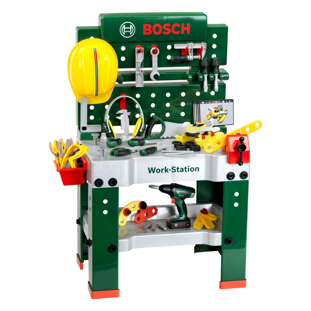 Bosch Workstation mit Schraubfahrzeug und Zubehör