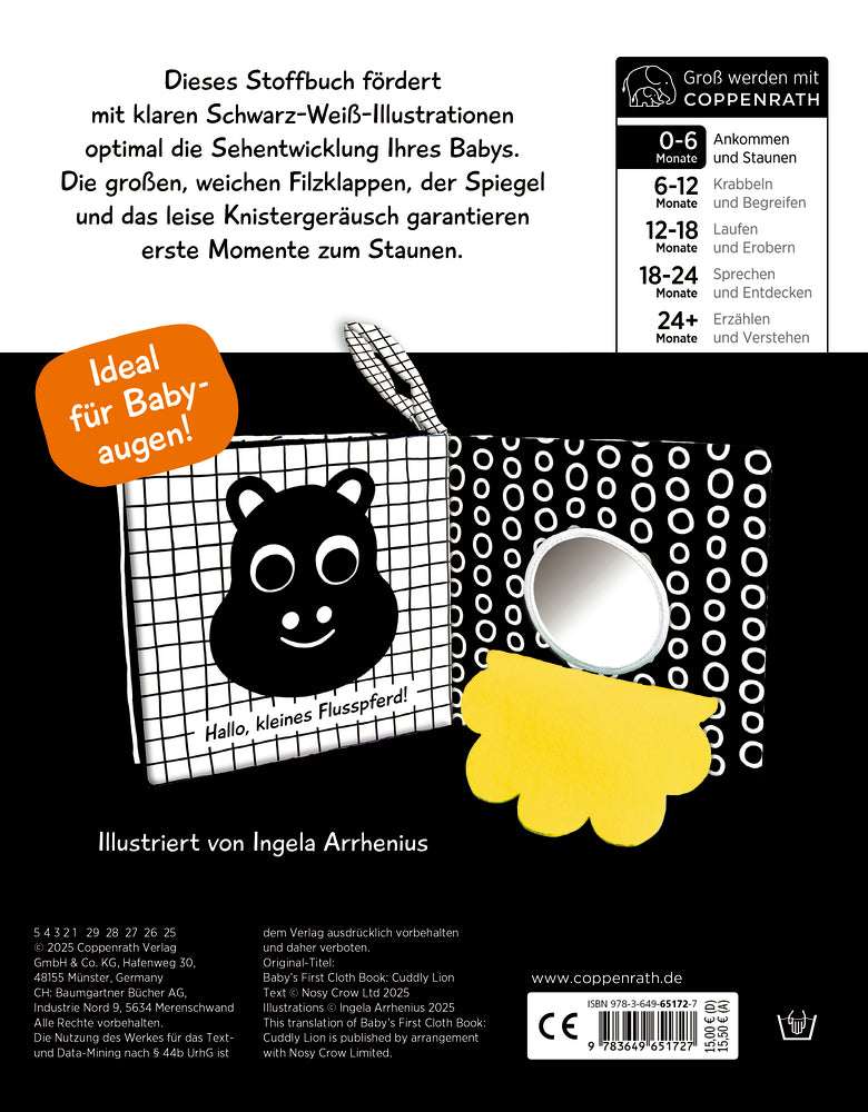 Weiches Babys Kontrastbuch: Löwe
