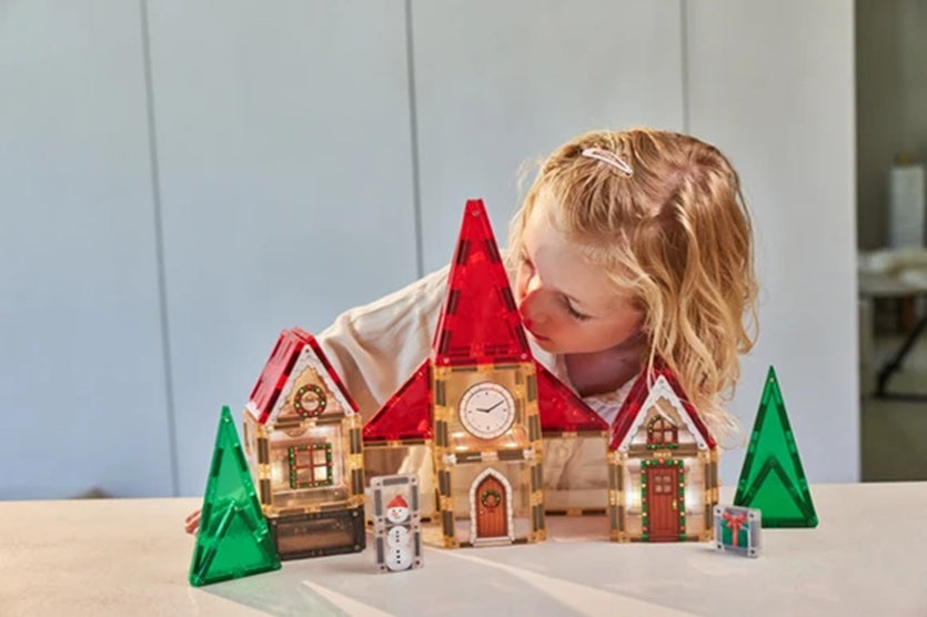 Adventskalender Magnetbausteine Weihnachtsstadt