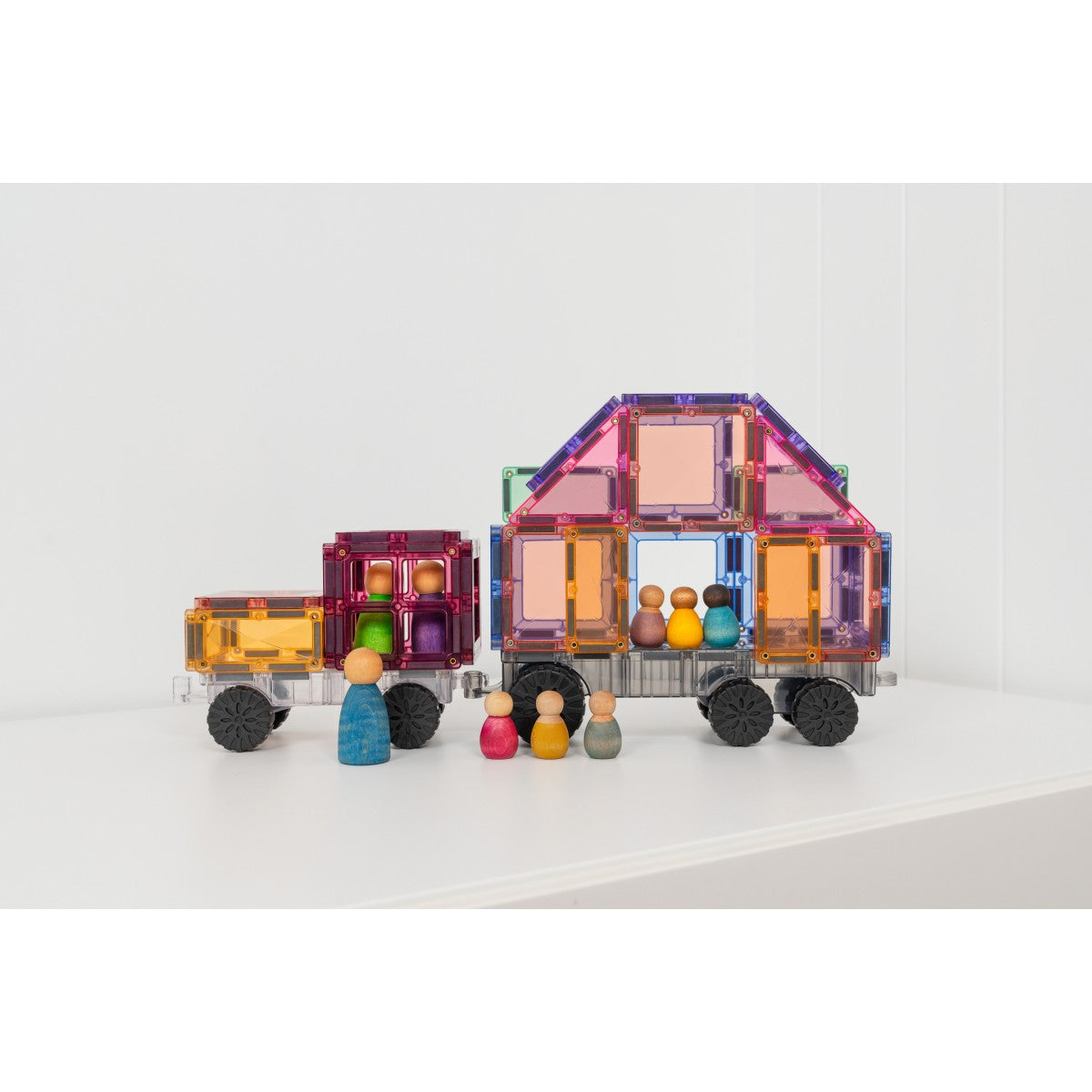 Magnetbausteine Pastel Transport Pack 50 Teile