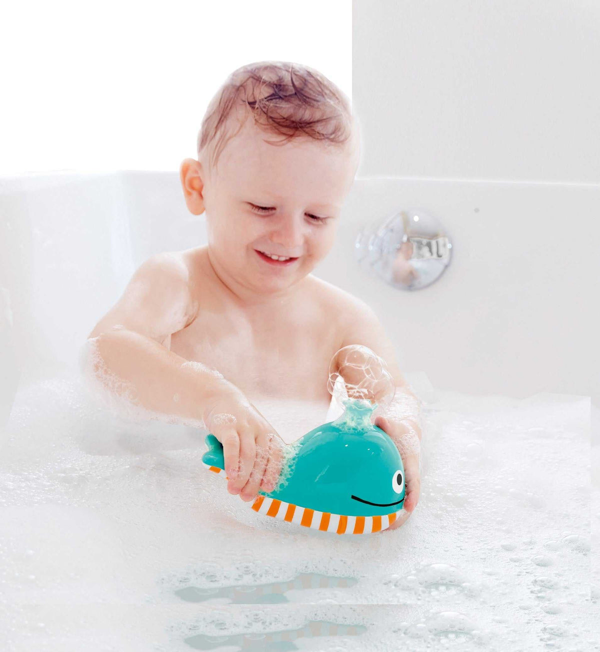 Badespielzeug Seifenblasen-Wal