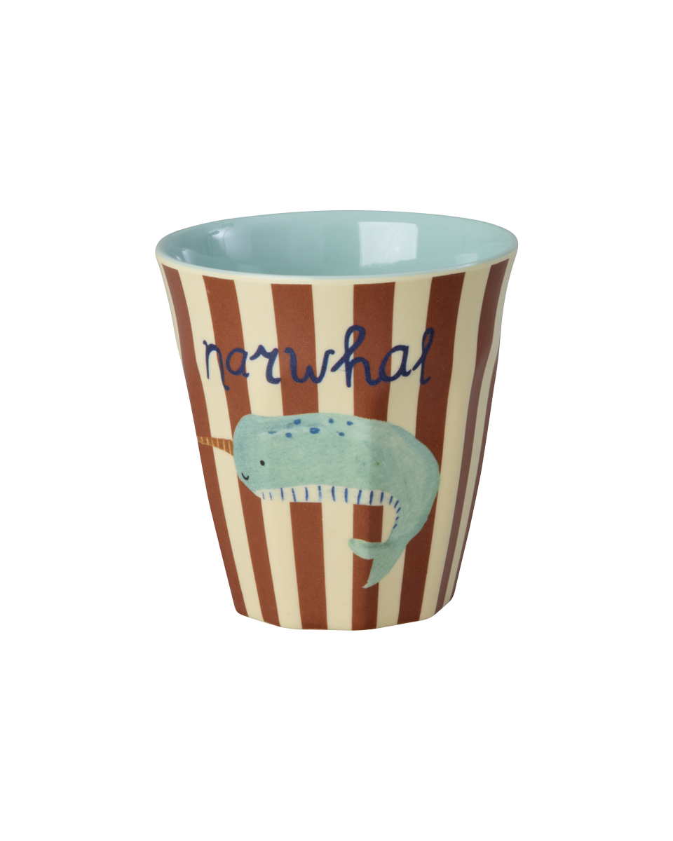 Becher Set/ ABC Print blau 160ml