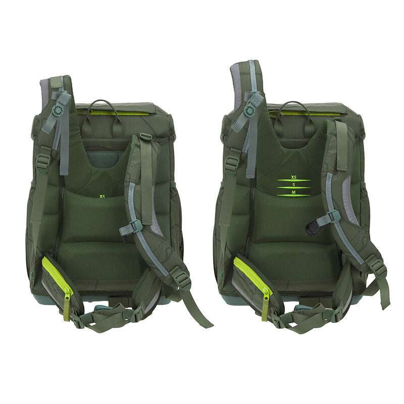 Schulranzen Set 6-teilig Light, Unique, Jungle Grün