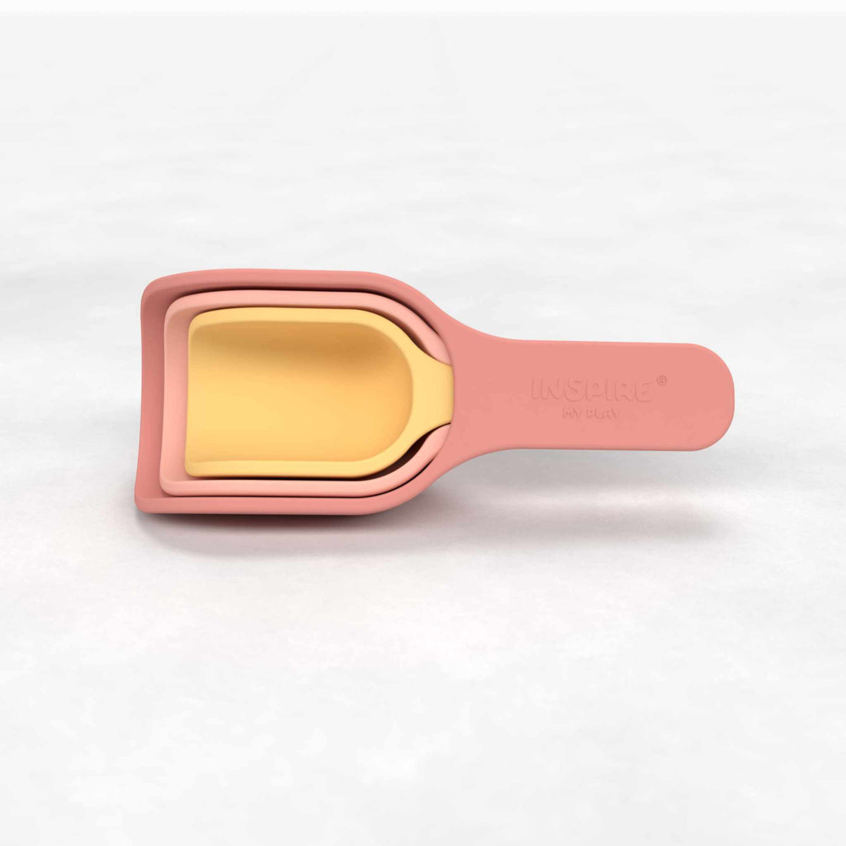 Sensorik Schaufel-Set Coral/Yellow