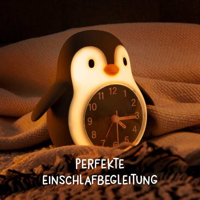Nachtlicht & Wecker Poppy Pinguin