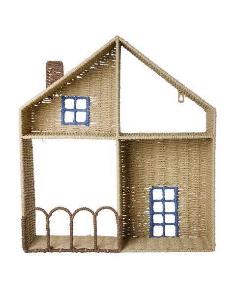Haus Regal aus Papierschnur
