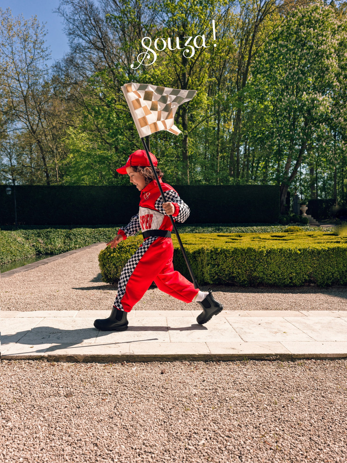 Rennfahrer Outfit 5-7 Jahre