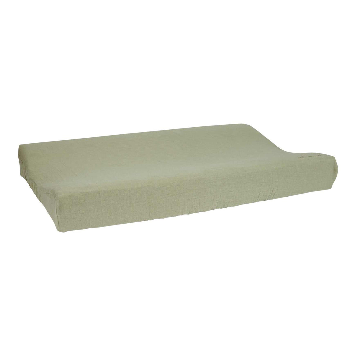 Wickelauflagenbezug Musselin Olive