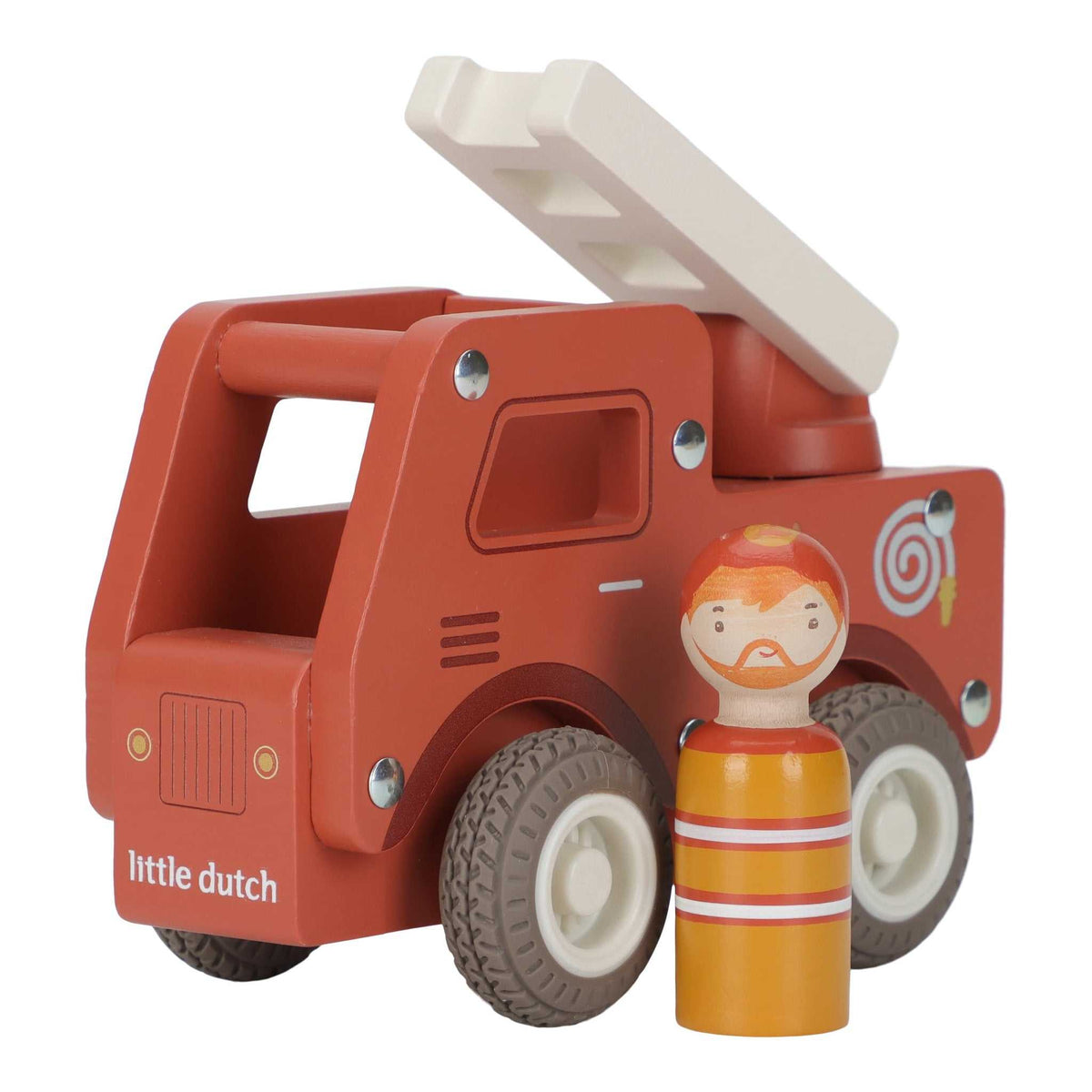 Holz- Feuerwehrauto