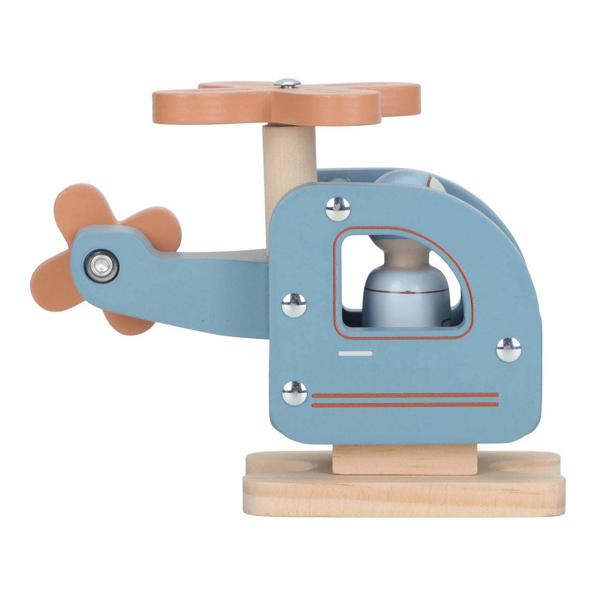 Holz-Hubschrauber