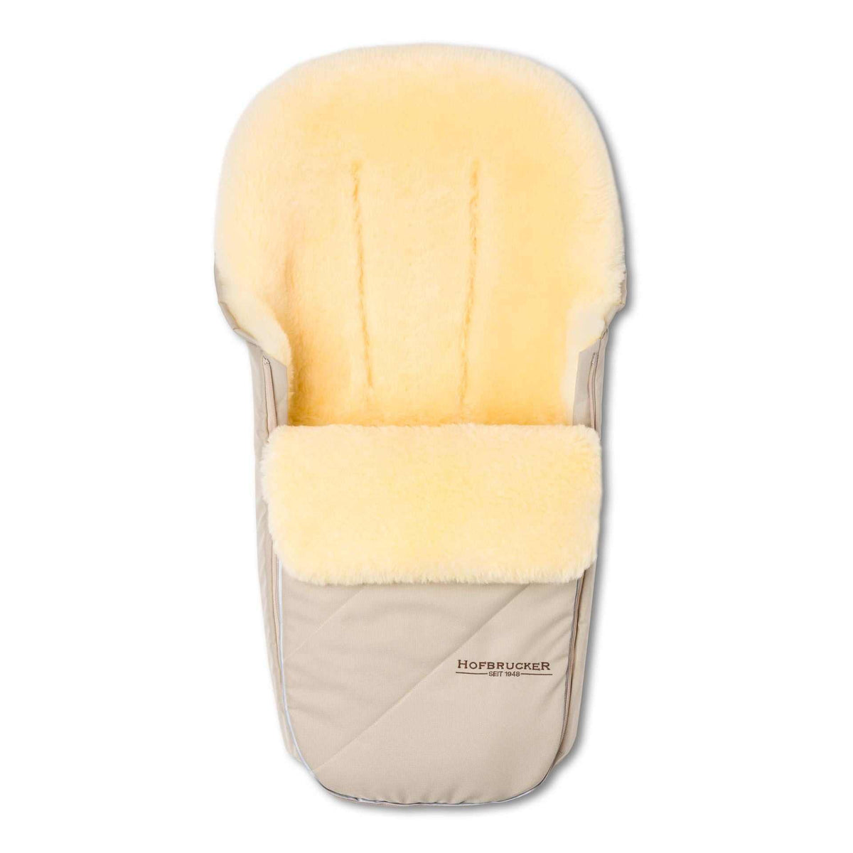 Lammfell Fußsack Toni/ beige