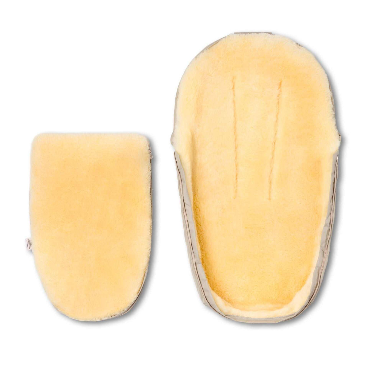 Lammfell Fußsack Toni/ beige