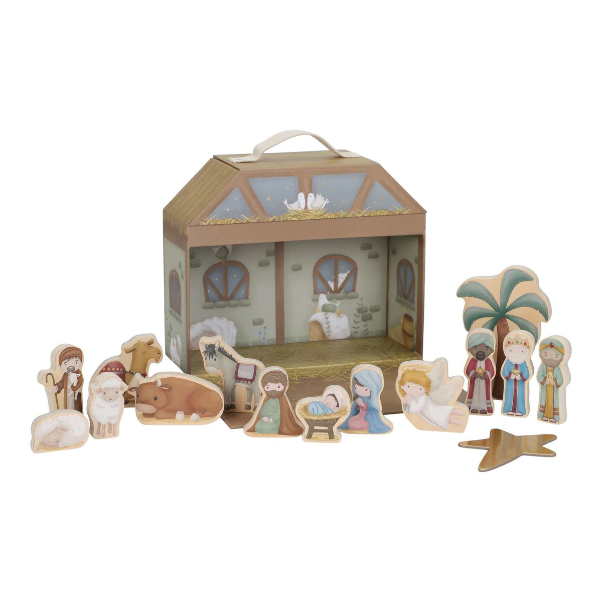 Weihnachtskrippe Spielkoffer