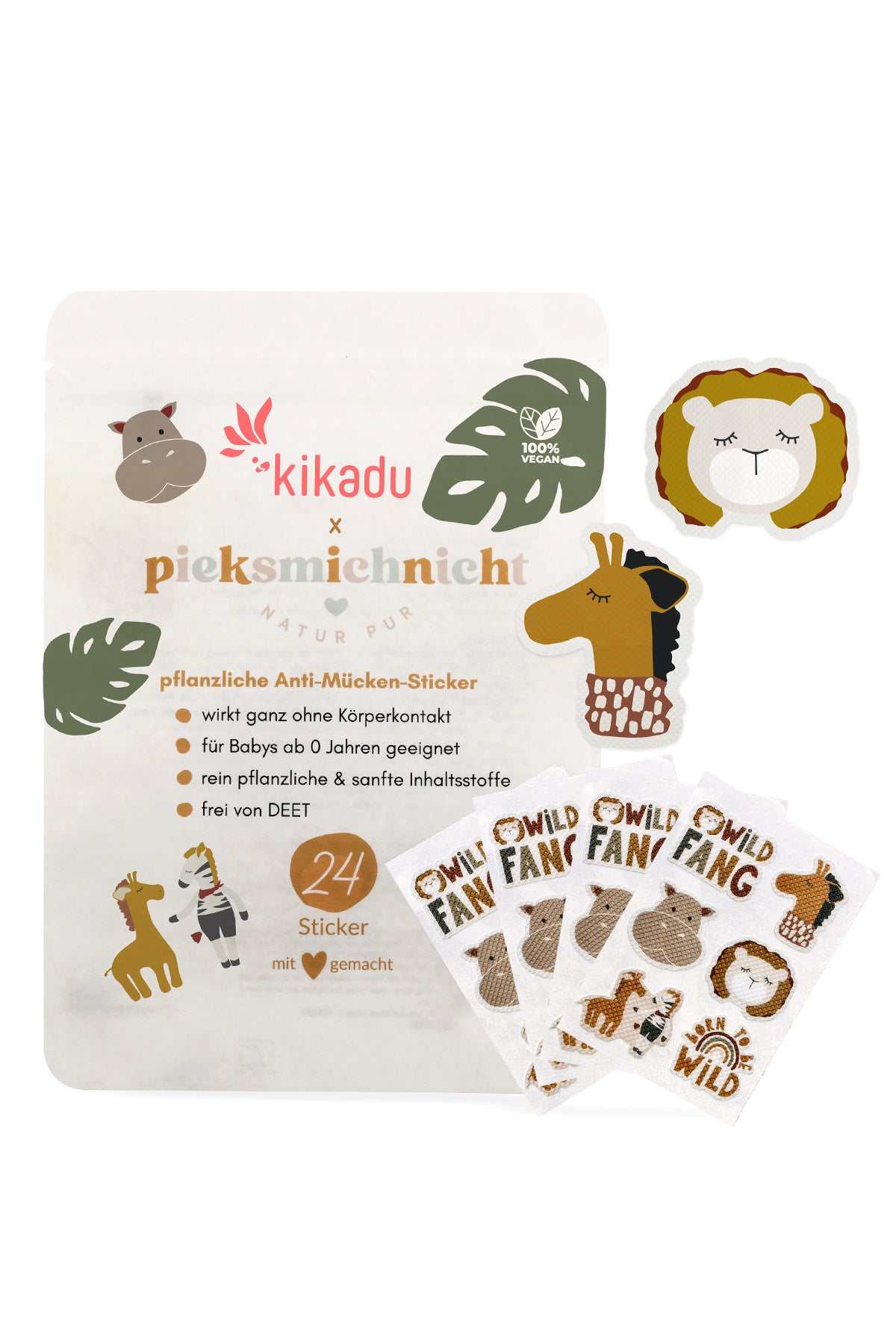 Anti Mücken Aufkleber- Kikadu Special Edition