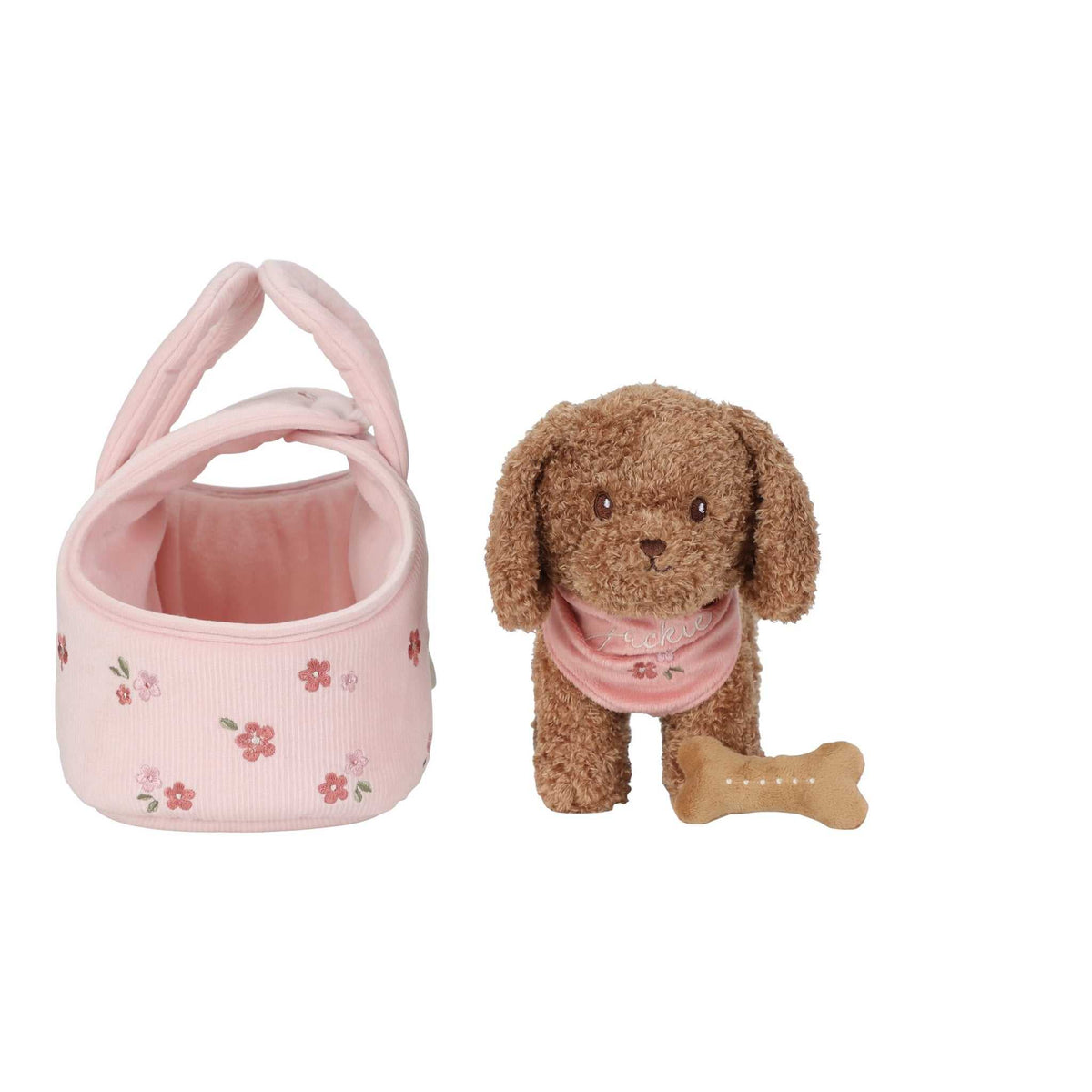 Plüschhund Jackie in Tasche