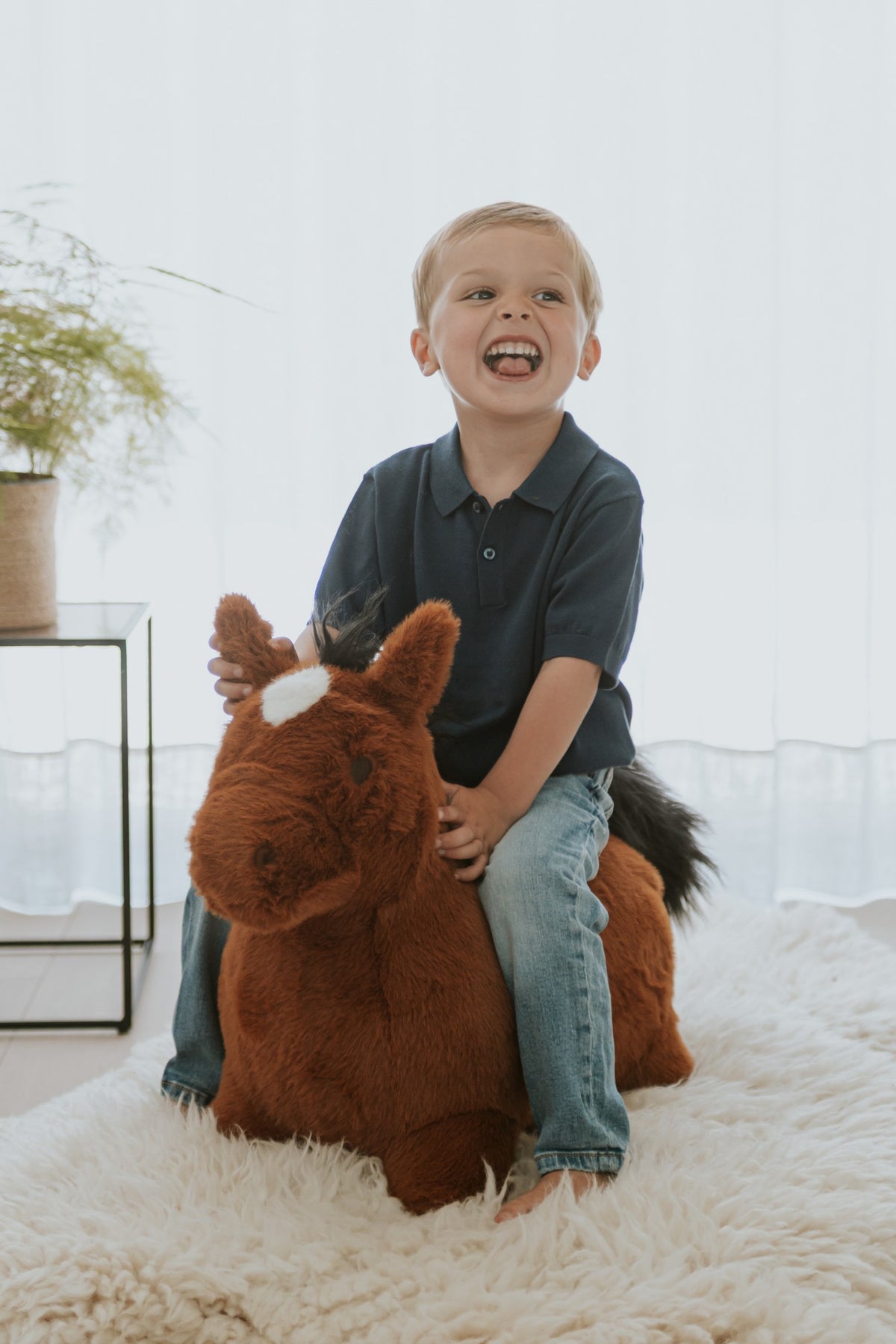 Hüpf-Tier Pferd