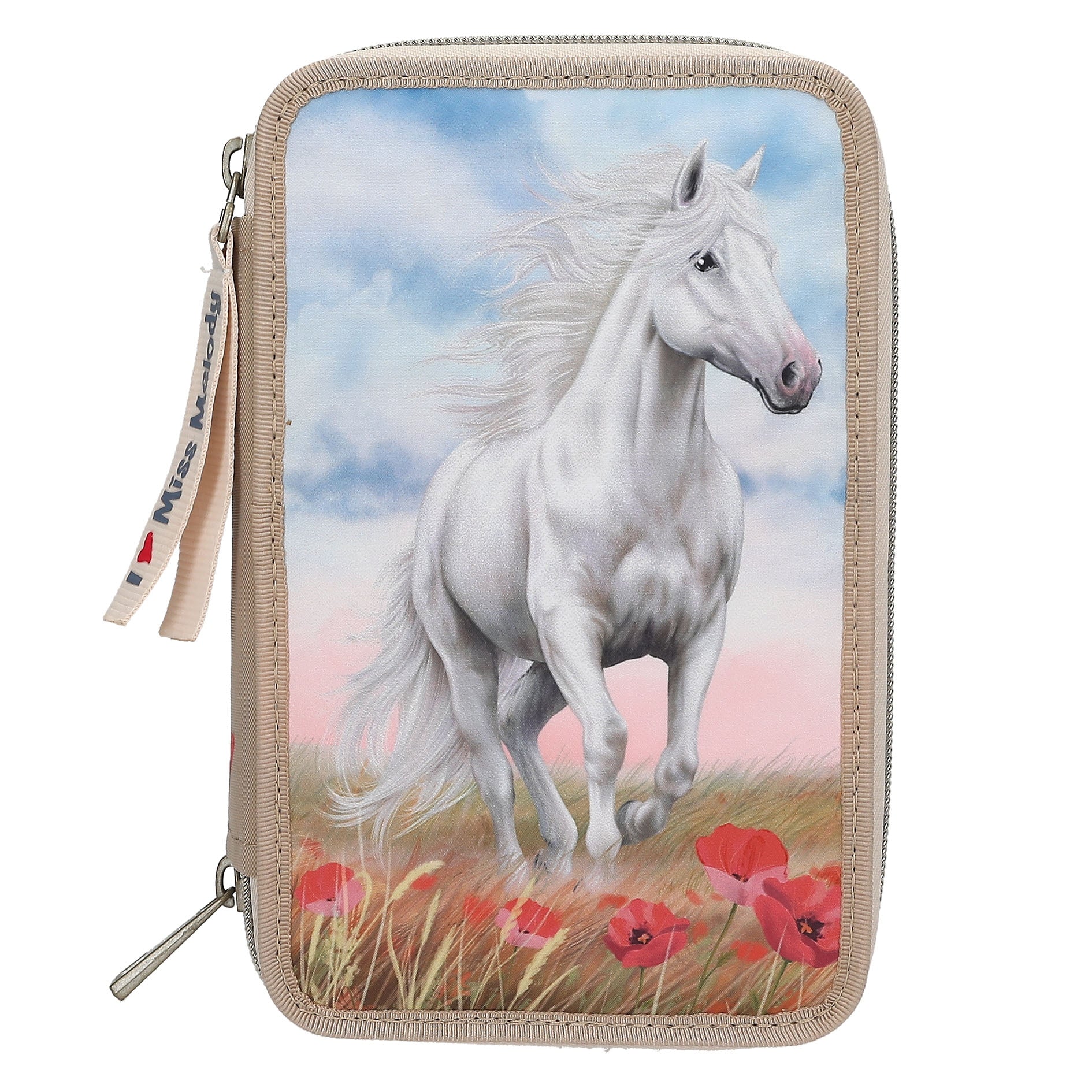 Miss Melody 3 Fach Federtasche