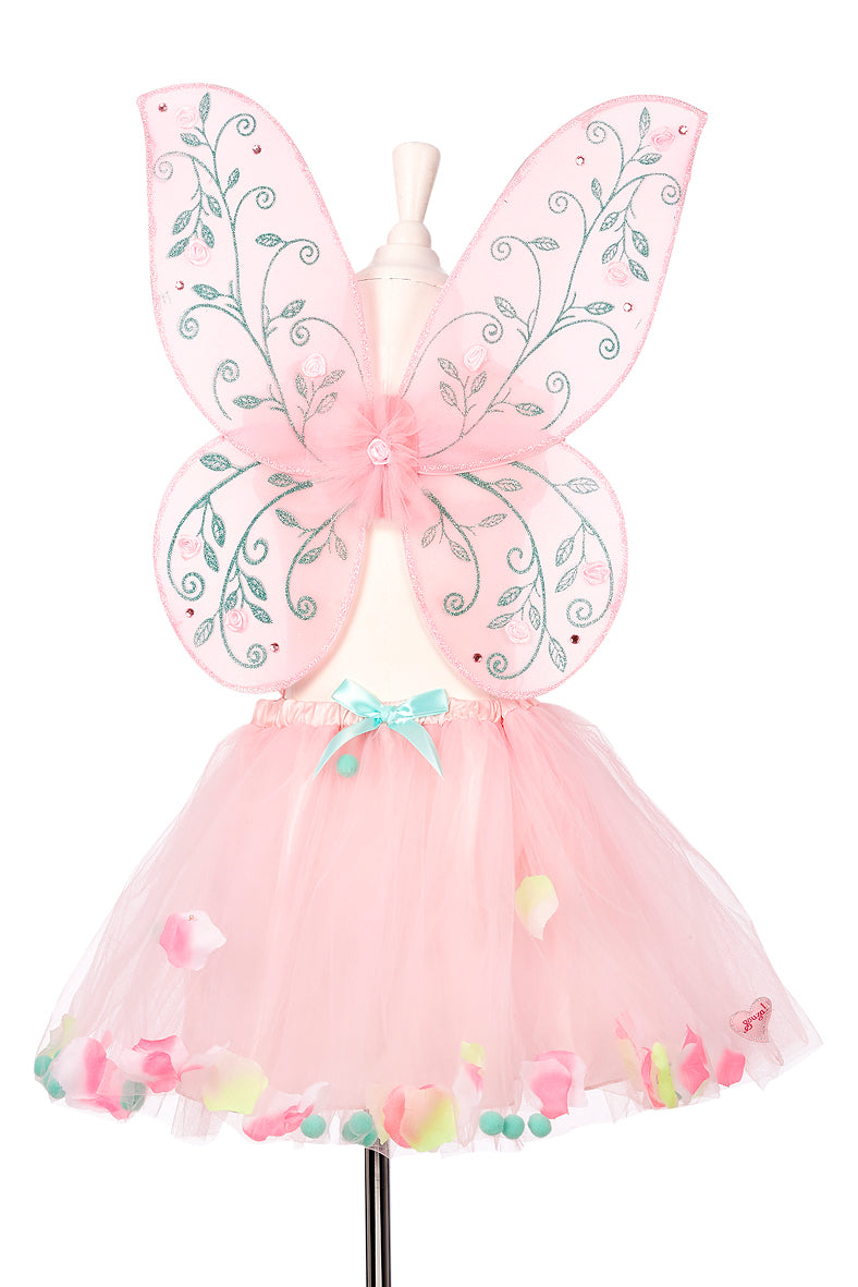 Elfenset Elody Rock und Flügel, rosa, anpassbare Größe