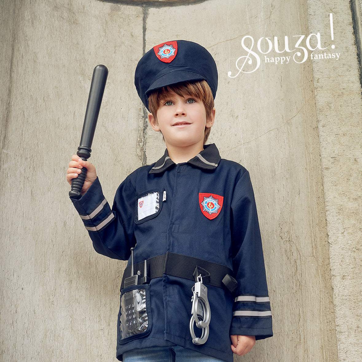 Polizei Kostüm 4-7Jahre